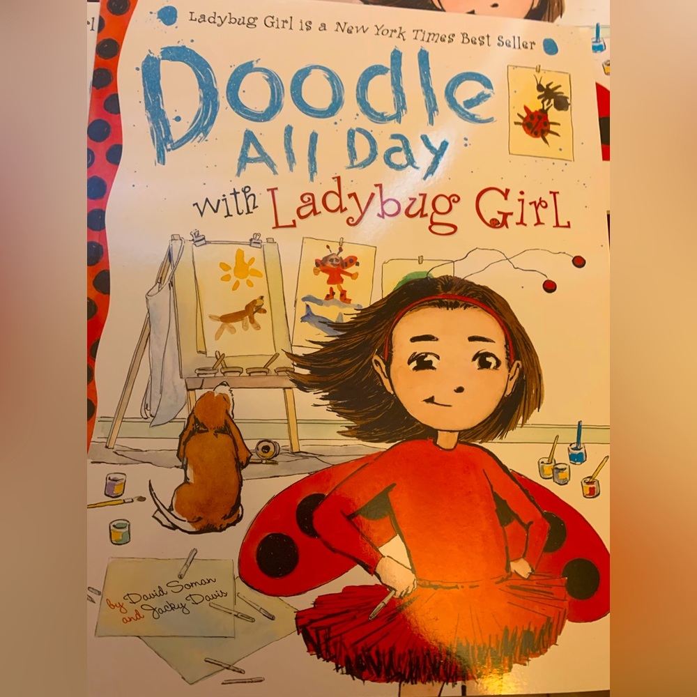 Doddle all day Lady bug New Set of 20 books (Coloring activity book w/ stickers)